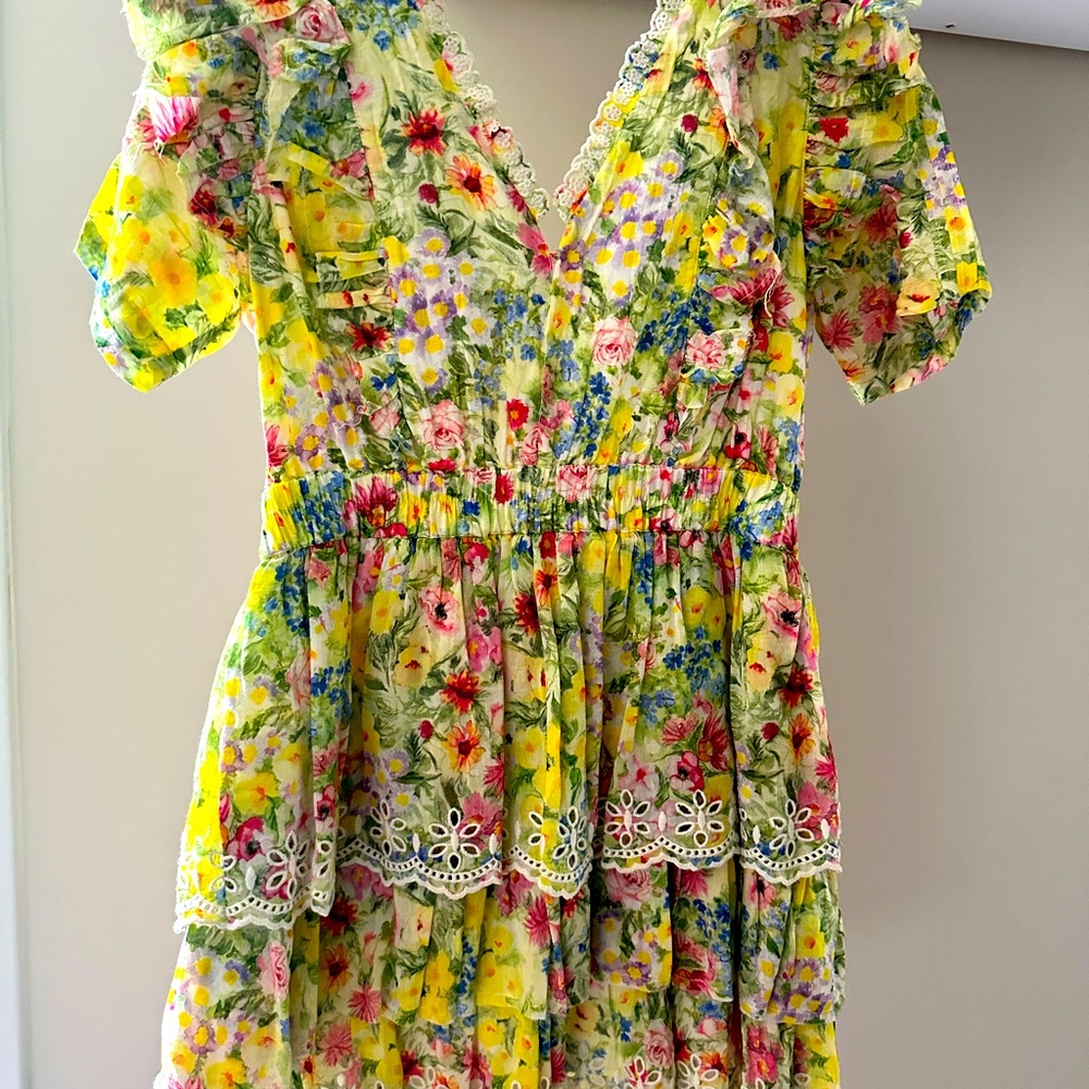LOVESHACKFANCY DRESS SIZE L